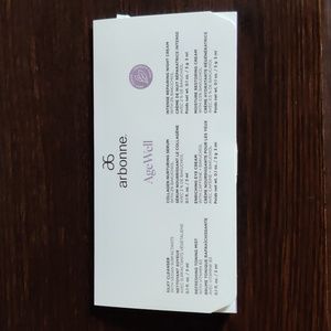 Arbonne Agewell skincare set- mini